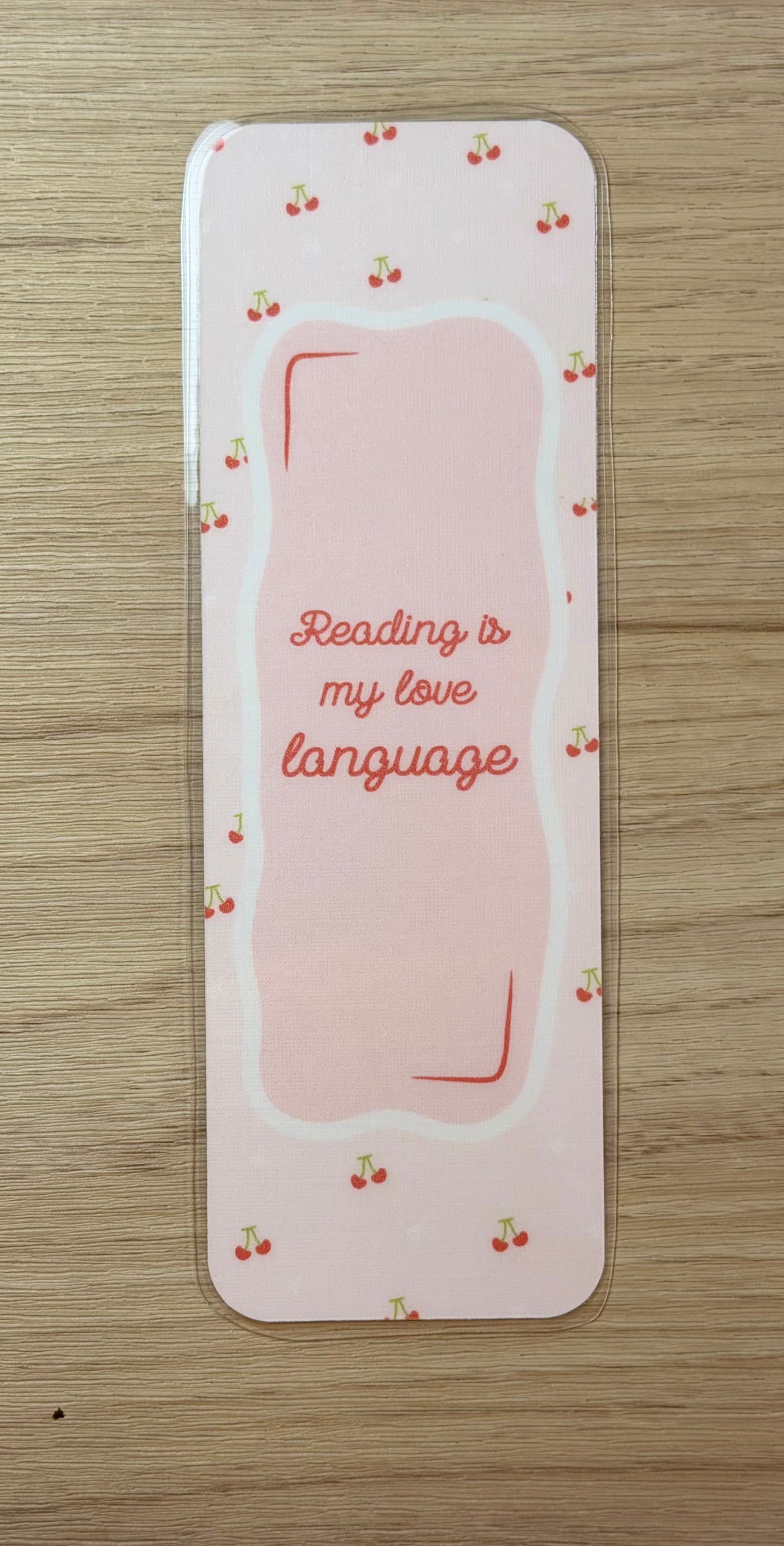 Reading is my Love Language Bookmark