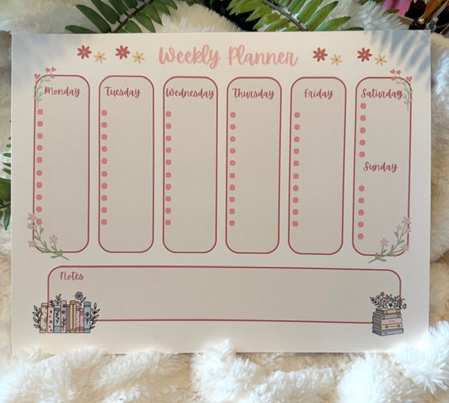 Bookish Weekly Planner