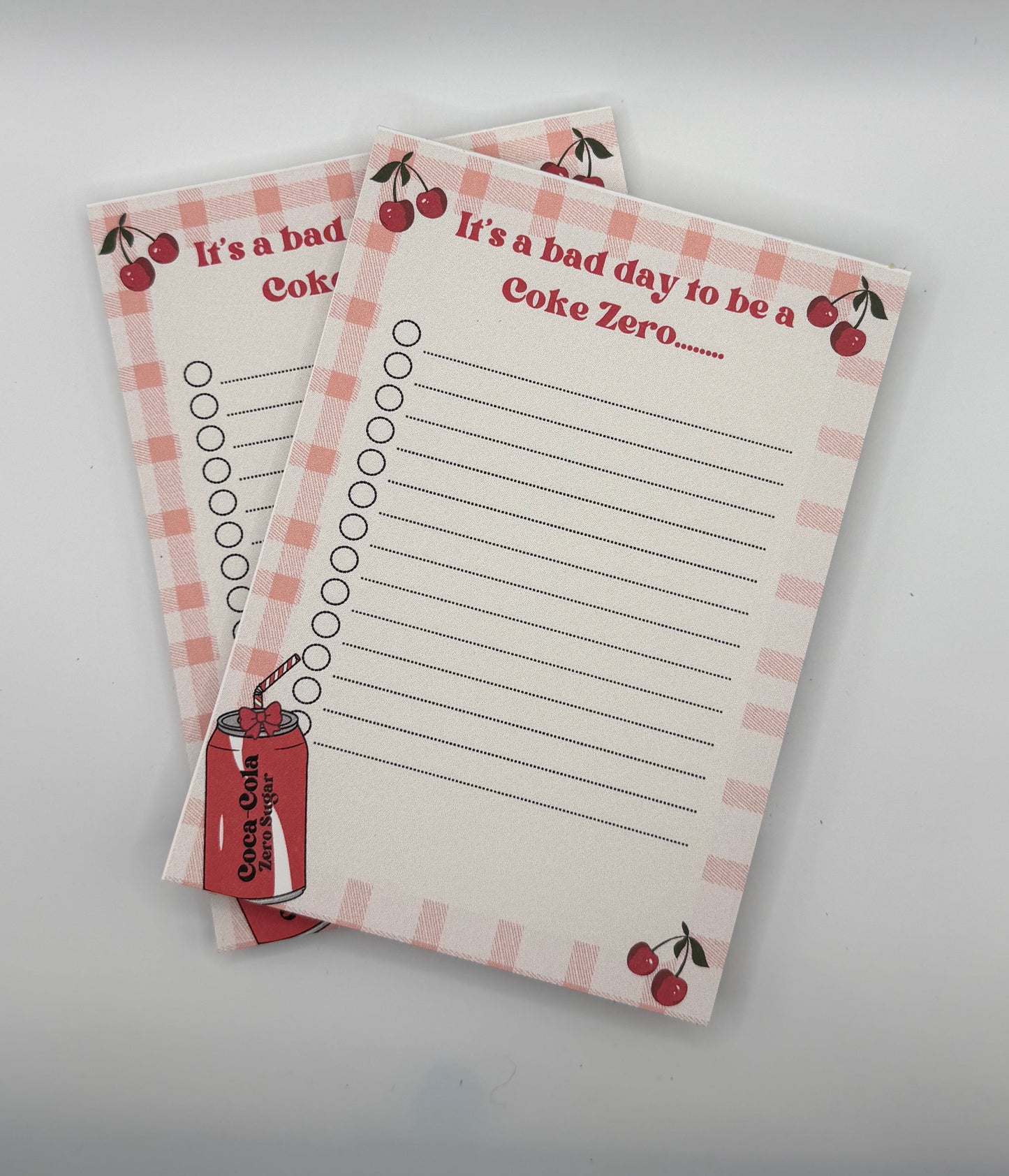 Bad Day to be a Coke Zero Notepad
