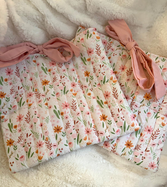 Floral Quilted Book/Kindle Covers