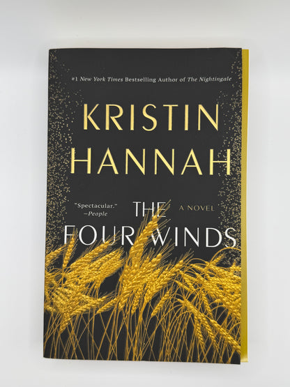 The Four Winds by Kristin Hannah -Adult Fiction Book Bundle (Comes with bookish goodies)