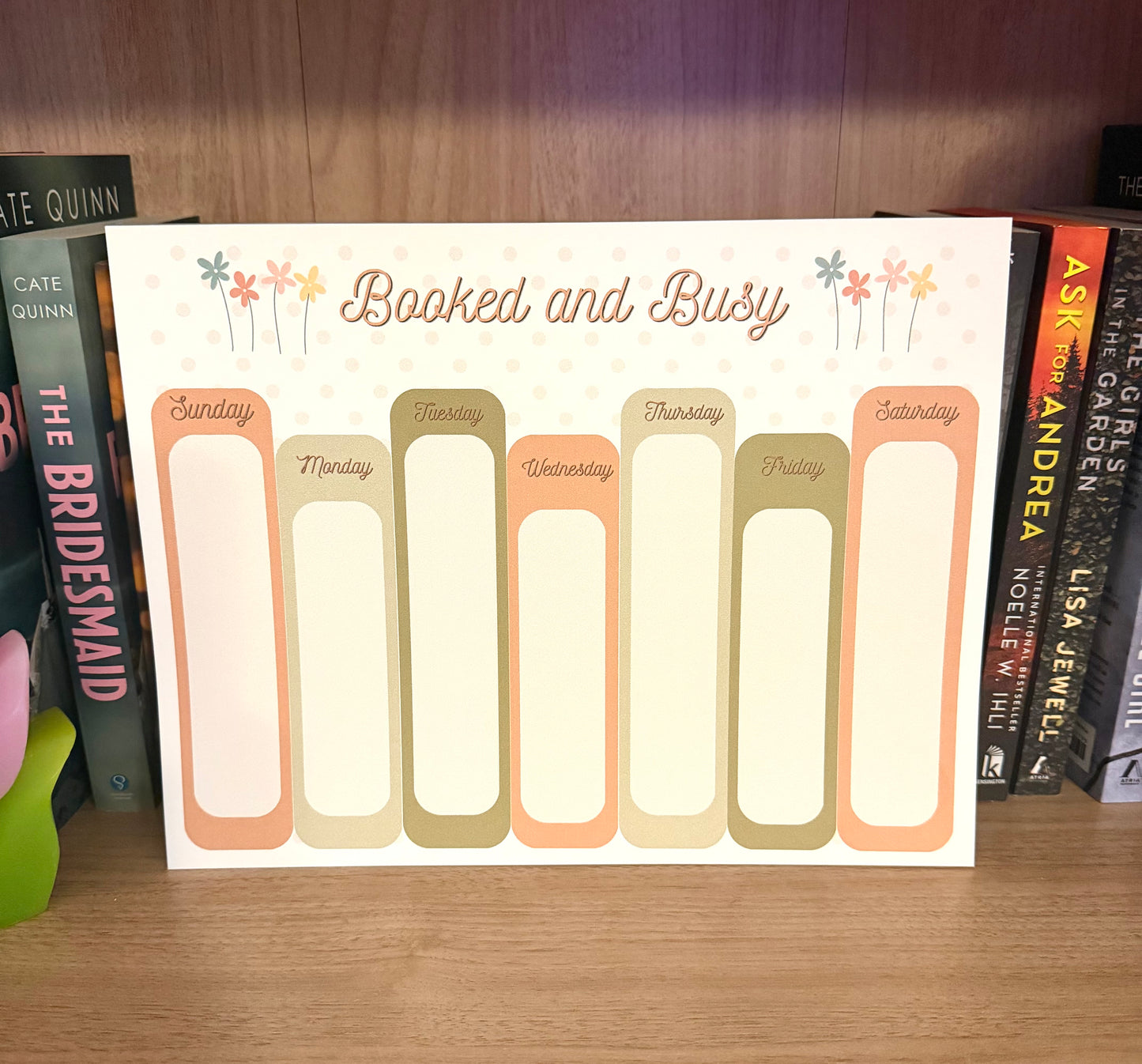 Booked and Busy Weekly Planner