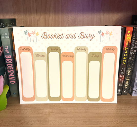Booked and Busy Weekly Planner