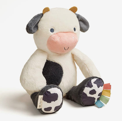 Itzy Ritzy Cow Snuggle Plush