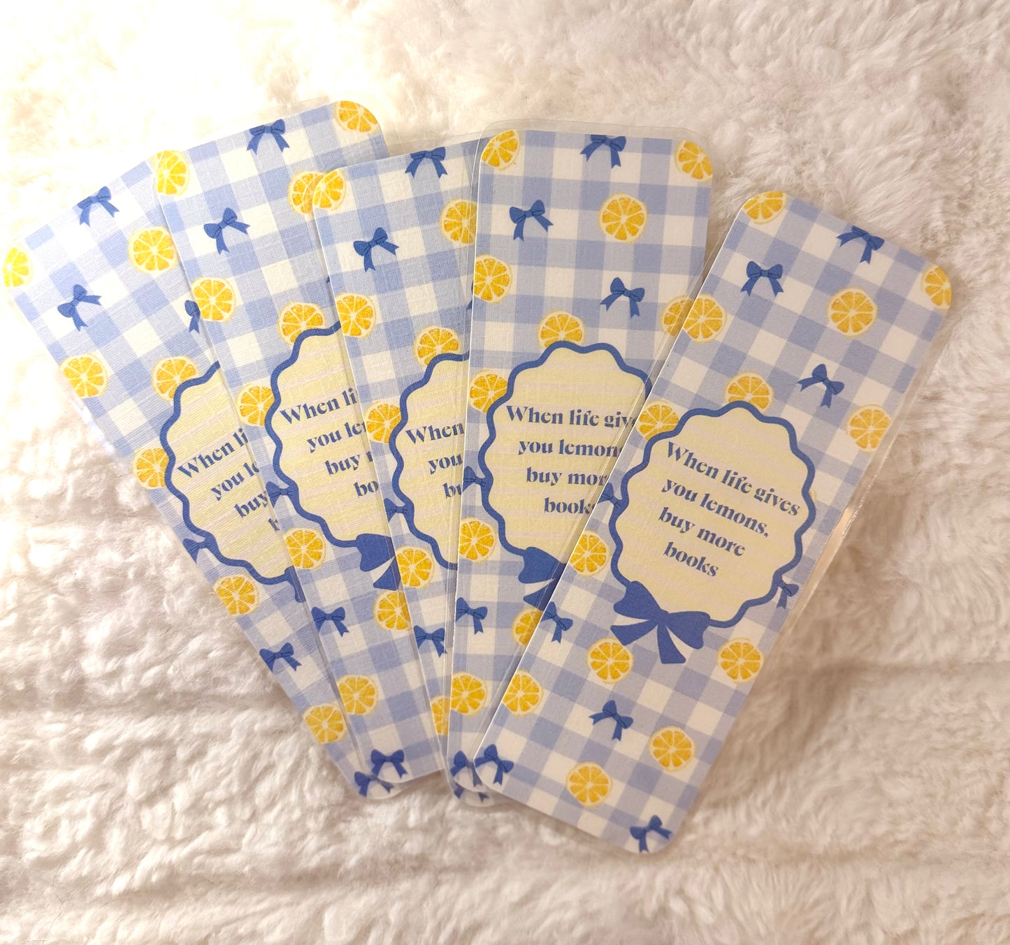 When Life Gives You Lemons, Buy More Books Bookmark