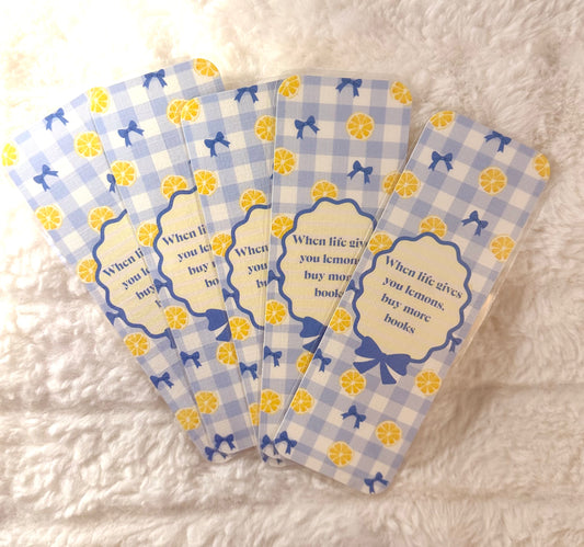 When Life Gives You Lemons, Buy More Books Bookmark