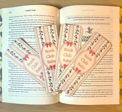 Book Club Babe Bookmark