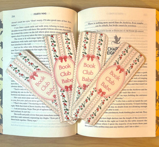 Book Club Babe Bookmark