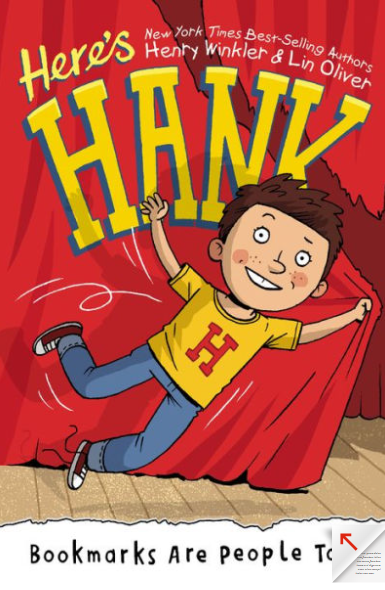 Here's Hank, Bookmarks Are People Too!- Henry Winkler, Lin Oliver, Scott Garrett (Illustrator)