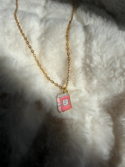 Book Charm Necklace