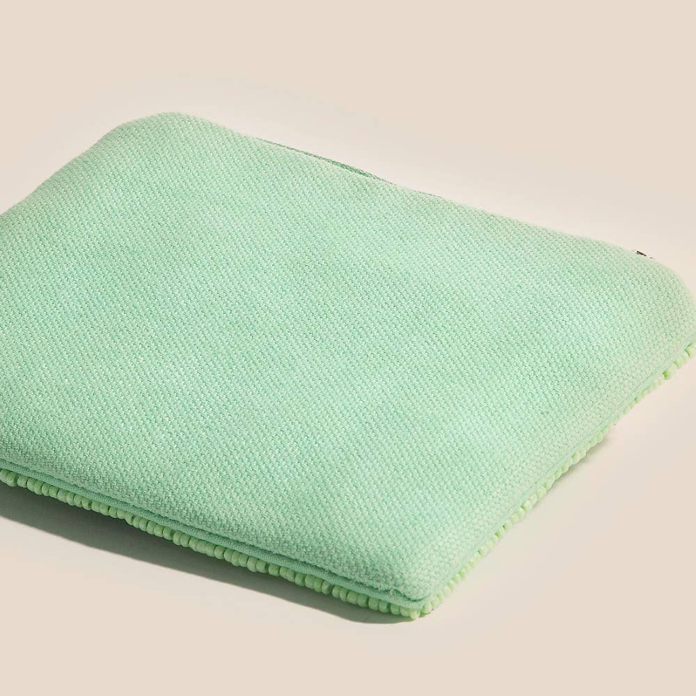 Iced Coffee Seed Beaded Coin Purse