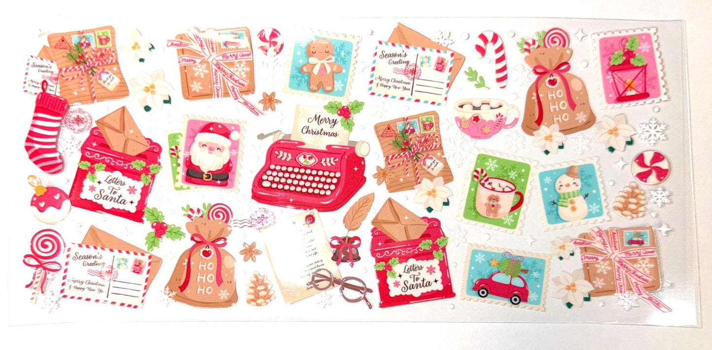 16oz Glass Cup with lid and straw (assorted designs)