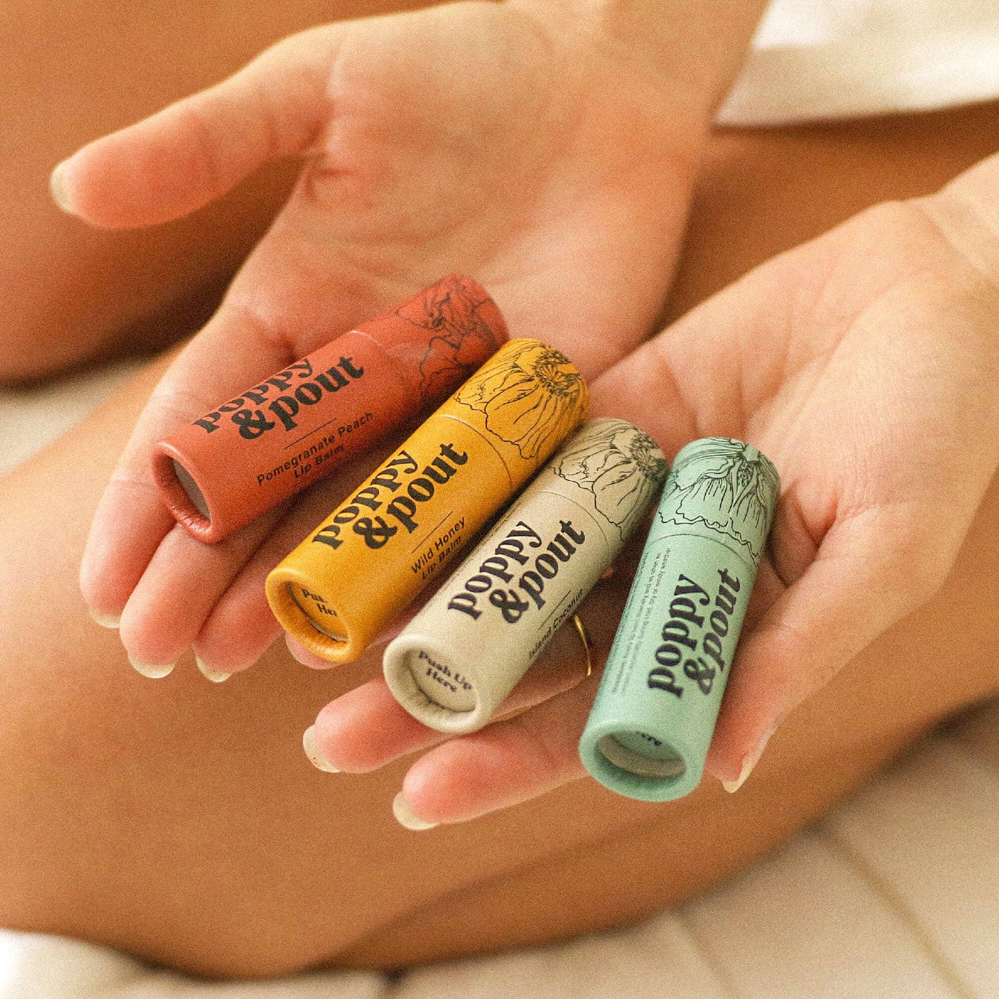 Island Coconut Poppy & Pout Lip Balm