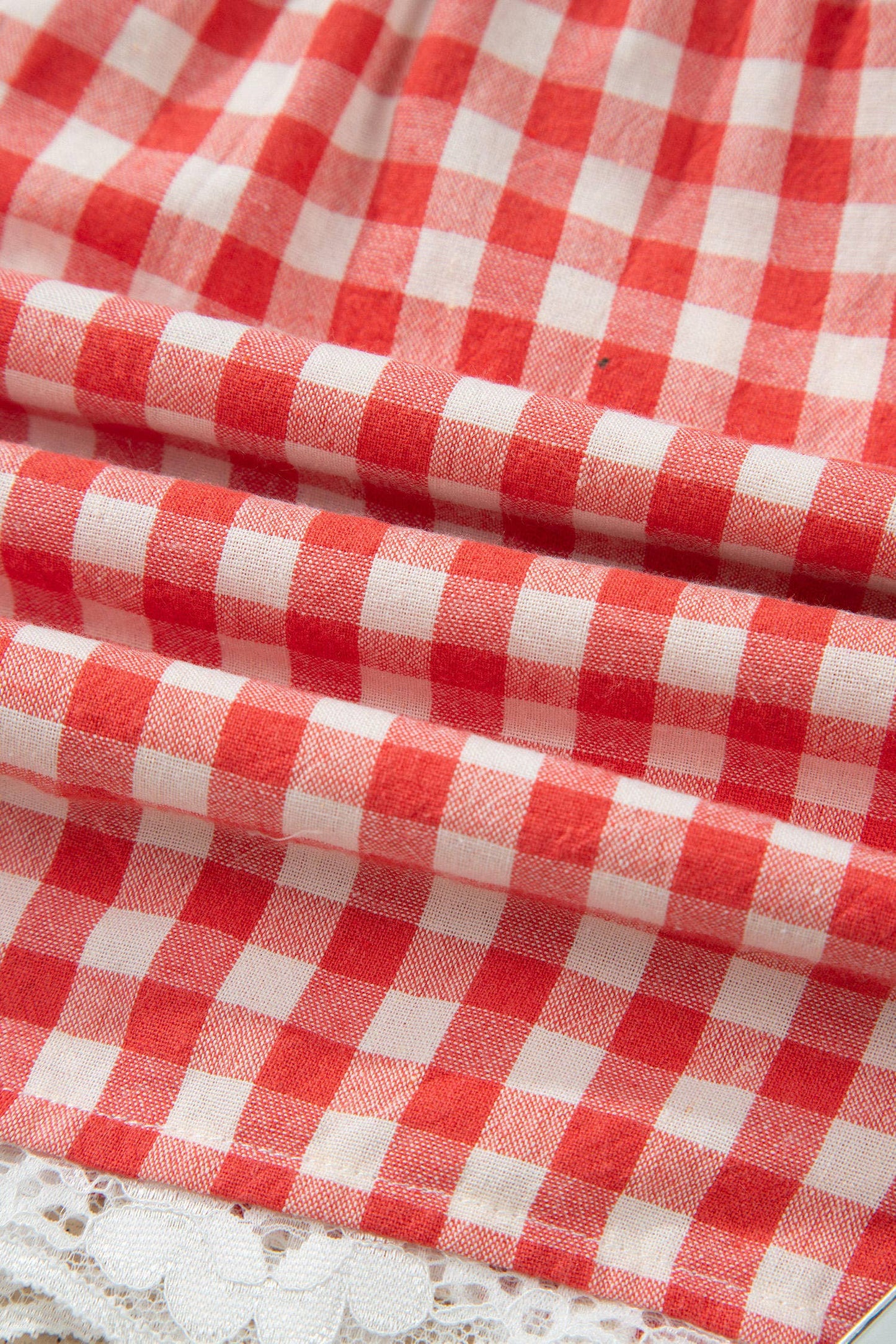 Red Gingham Picnic Shorts