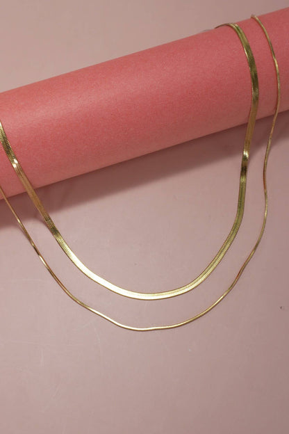 Layered Necklace- Tarnish Free