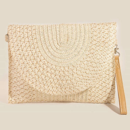Tight Woven Envelope Clutch Bag