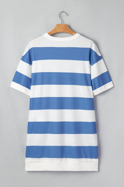 The Nautical Striped Tee Shirt Dress