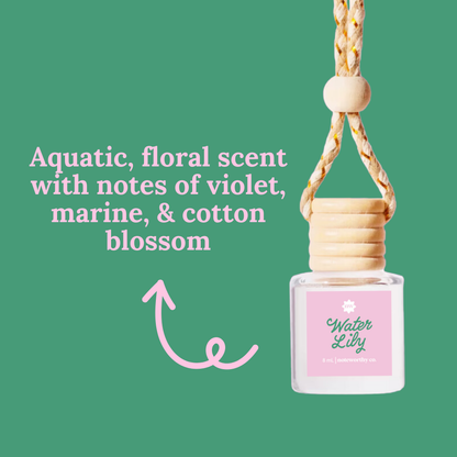 Water Lily Car Diffuser