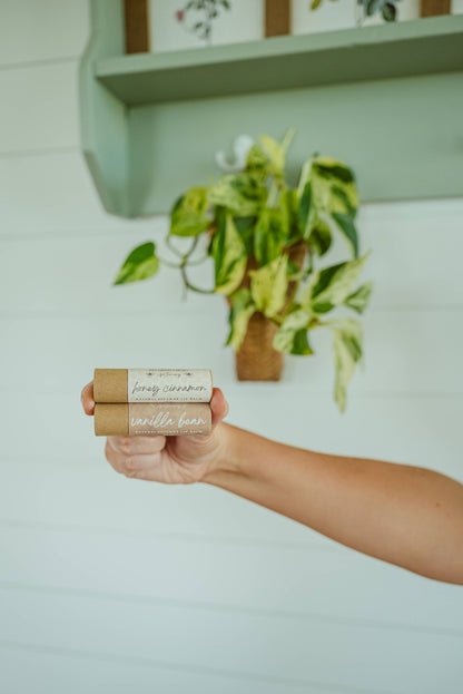 Natural Beeswax Lip Balm Plastic-Free with Essential Oils