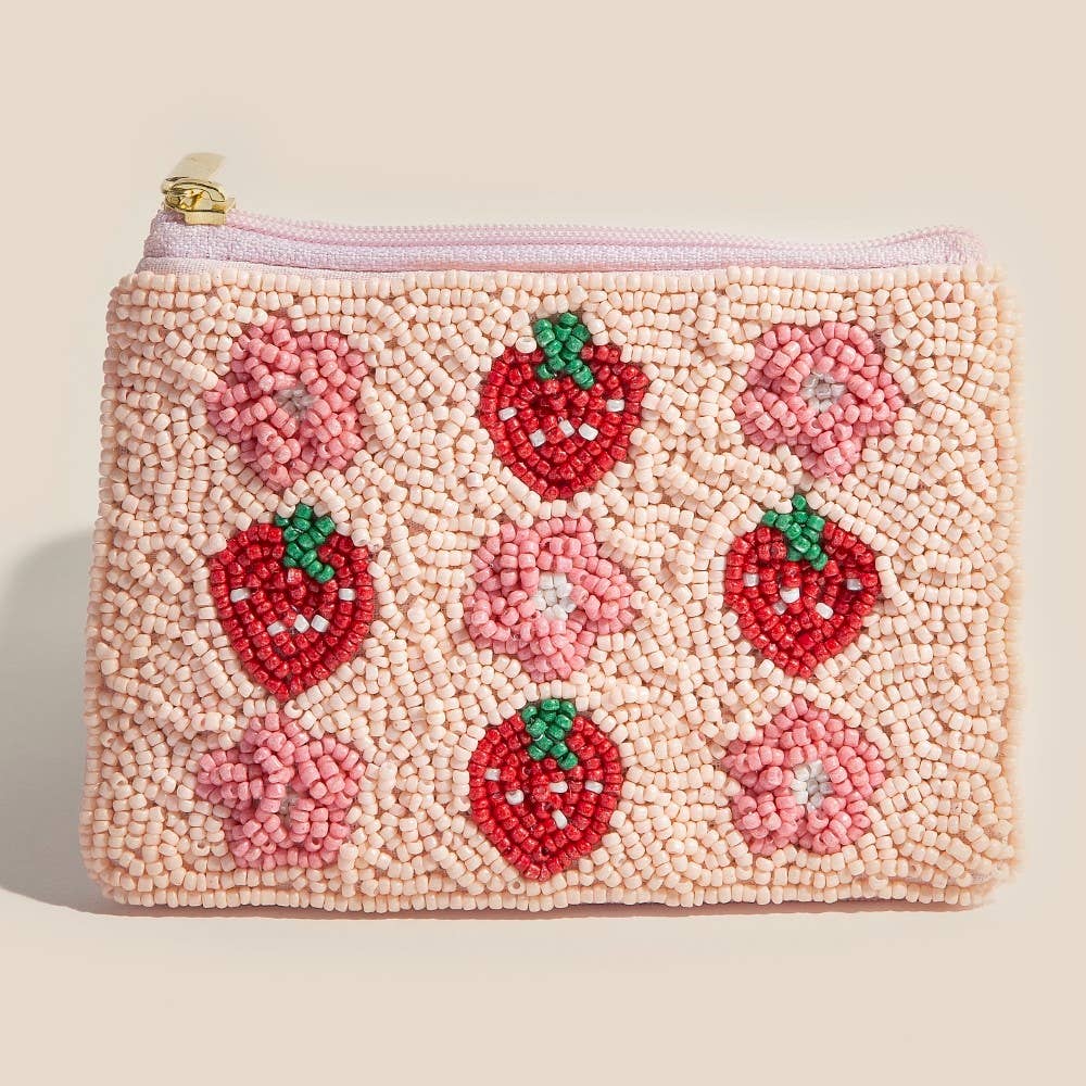 Assorted Flower Strawberry Coin Purse