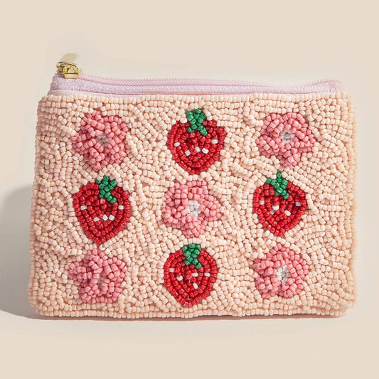 Assorted Flower Strawberry Coin Purse