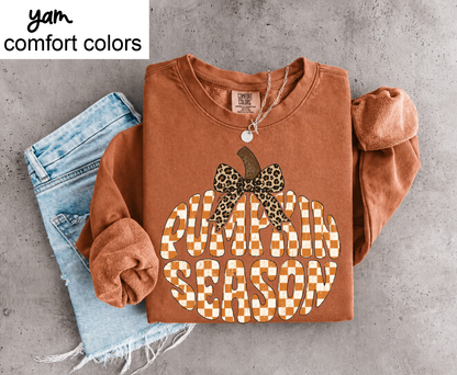 Pumpkin Season Comfort Color Sweatshirt