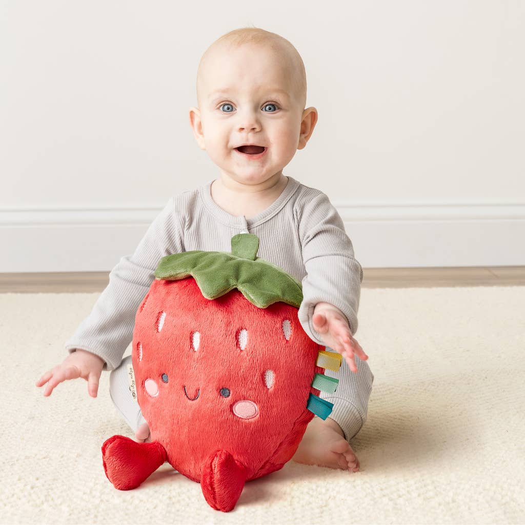 Itzy Ritzy Strawberry Snuggle Plush