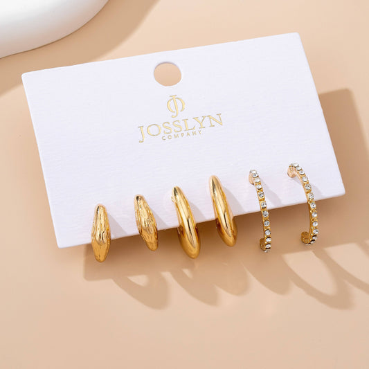 Huggie Hoop Trio Earring