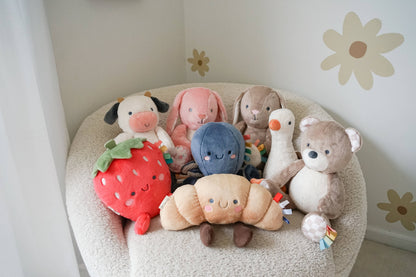 Itzy Ritzy Strawberry Snuggle Plush