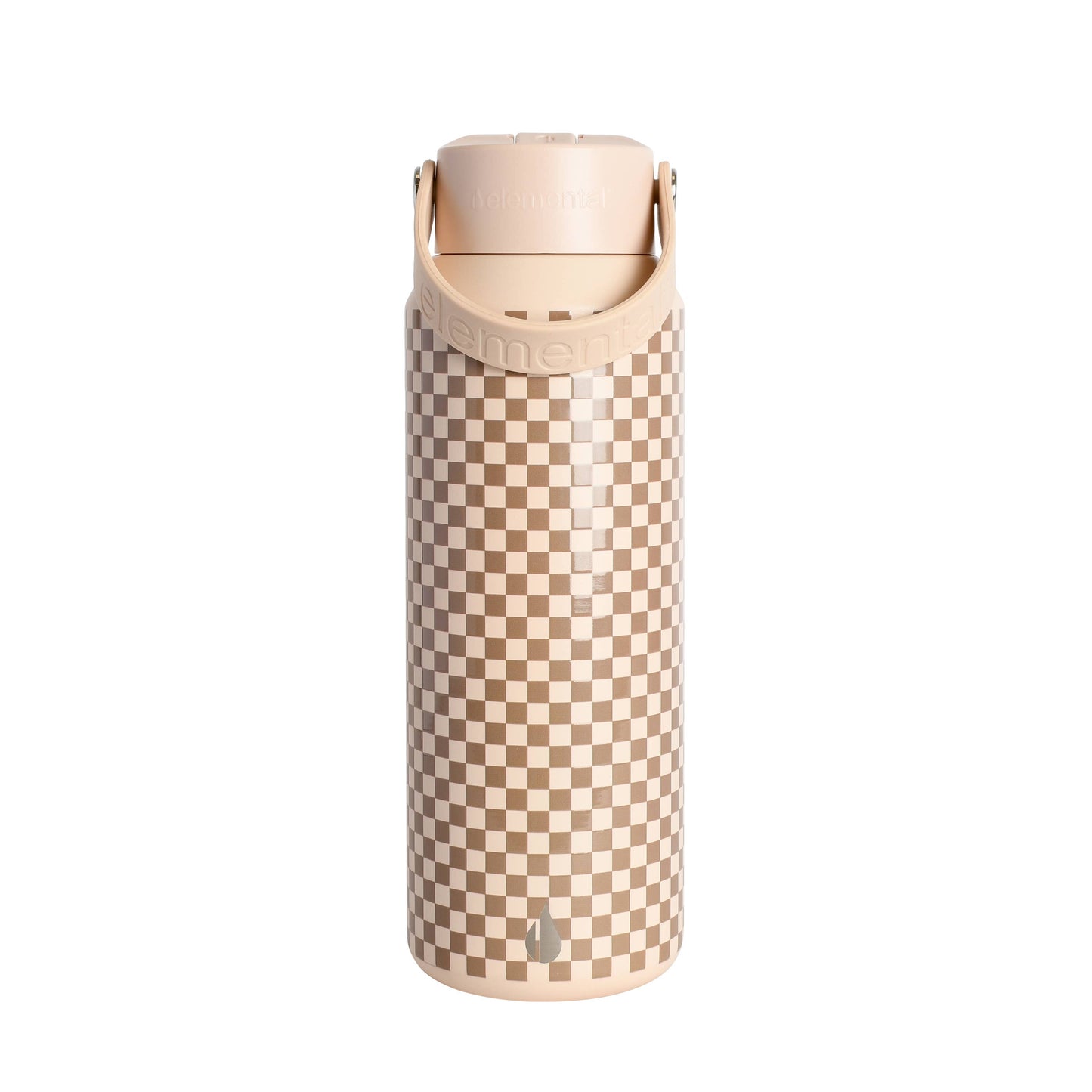 Brown Check- 40 oz Elemental Water Bottle