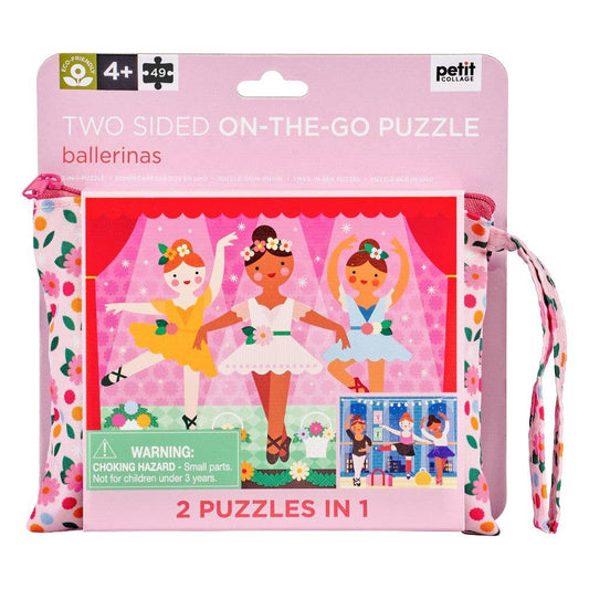 Two Sided On-The-Go Puzzle- Ballerina