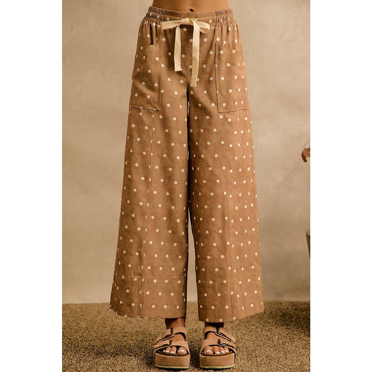 Autumn Polka Dot Denim Pant