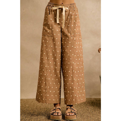 Autumn Polka Dot Denim Pant