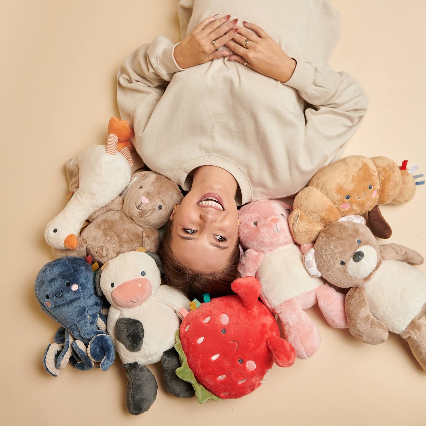 Itzy Ritzy Strawberry Snuggle Plush