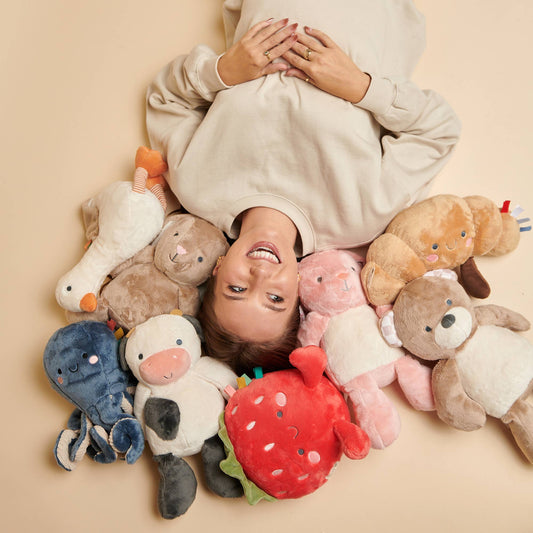 Itzy Ritzy Cow Snuggle Plush